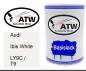 Preview: Audi, Ibis White, LY9C / T9: 500ml Lackdose, von ATW Autoteile West.